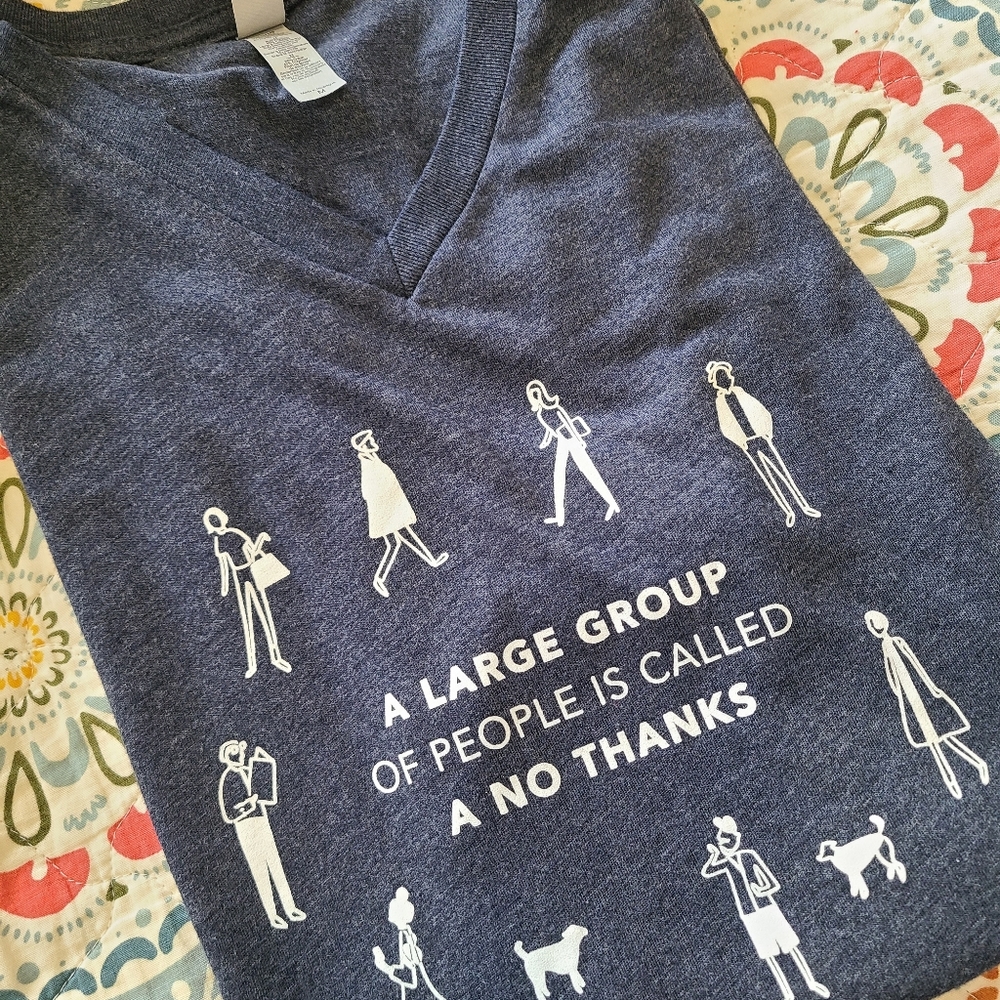 Bella Canvas Heathered Blue V-Neck